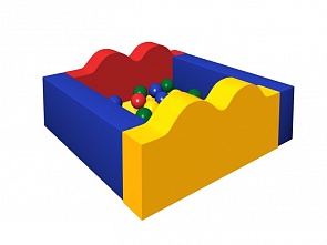 Сухой бассейн – Ручеёк ДМФ-МК-06.17.00 с 300 шариками в комплекте (Romana, ДМФ-МК-06.17.00)
